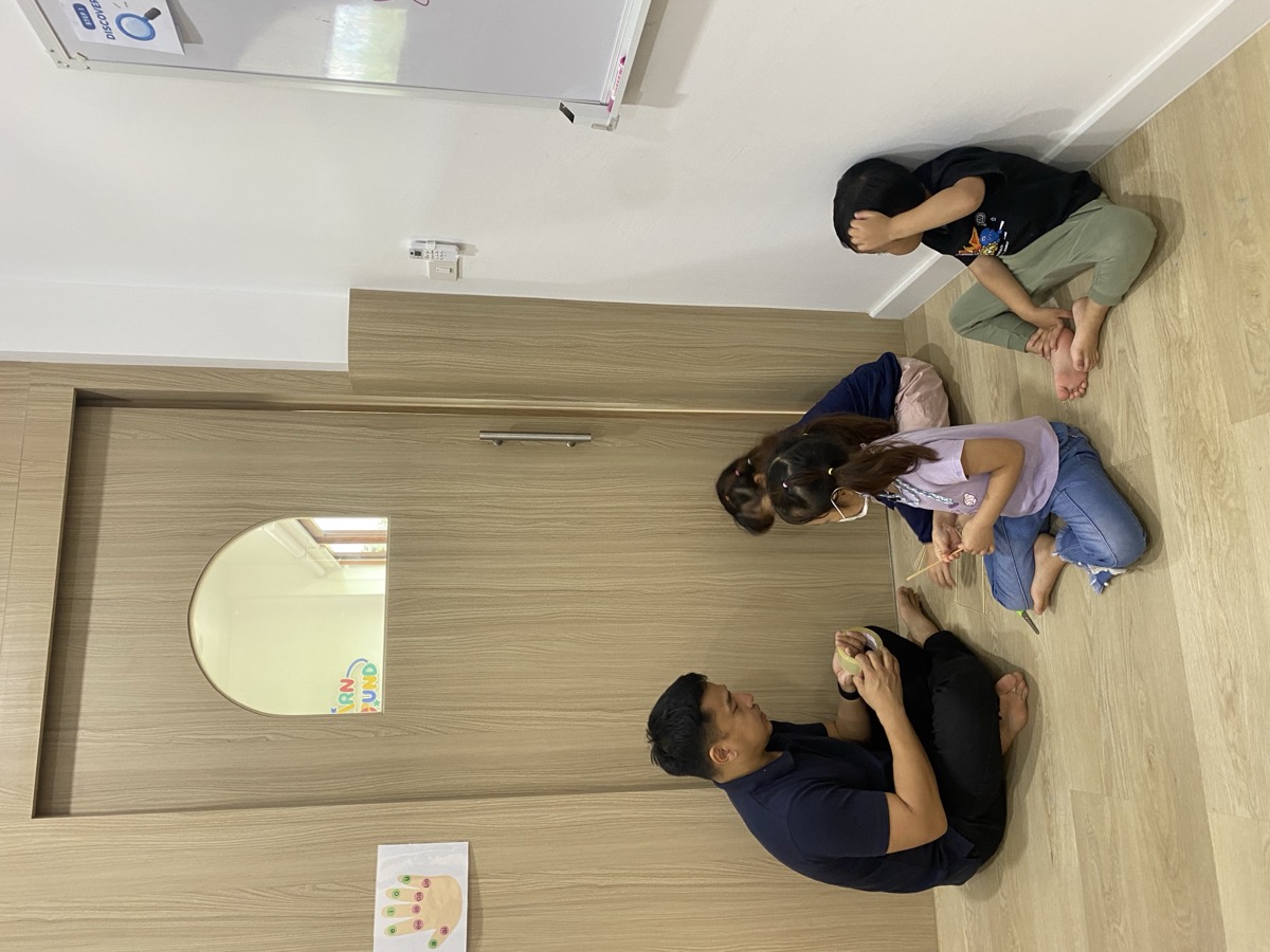 Design thinking workshop for children in Bangkok
